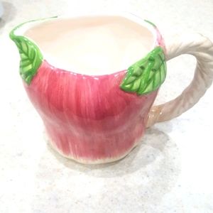 Decorative Ceramic Apple Pitcher